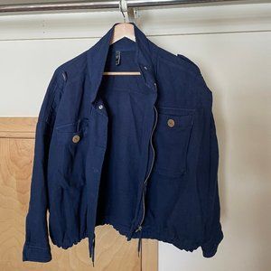 Small Zara blue utility coat
